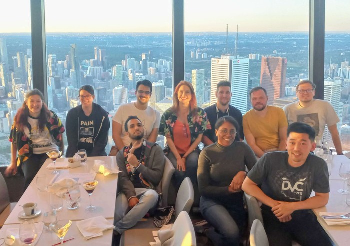 Team Dinner at the CN Tower Team Dinner at the CN Tower